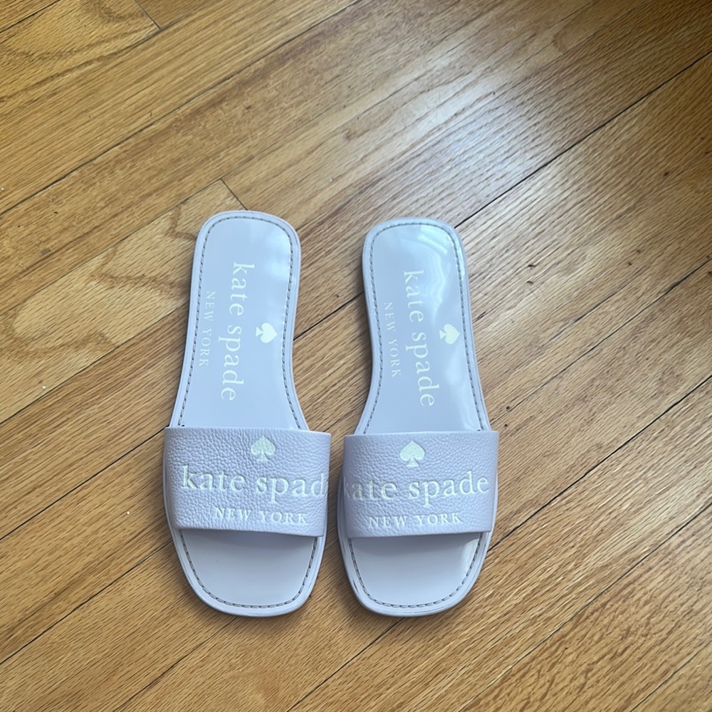 Kate Spade Lavender Slide Sandals